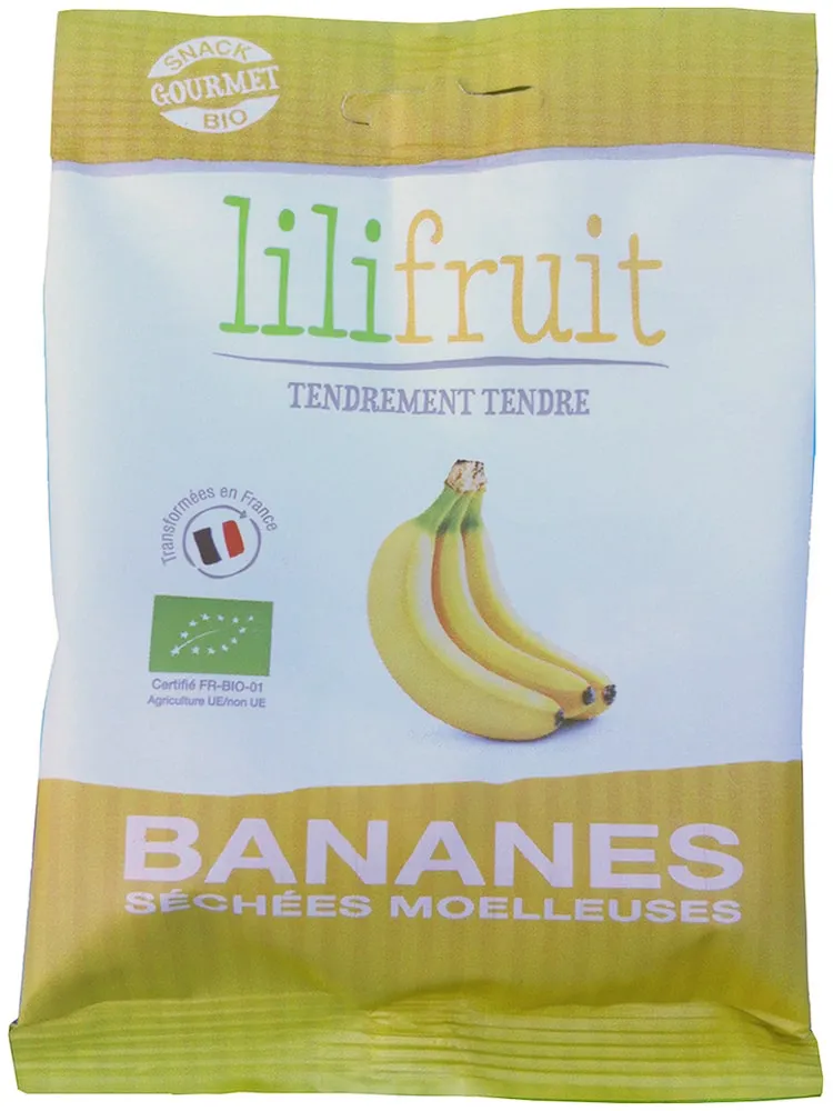 Bananai rehidruoti minkšti, Prancūzija, 70 g